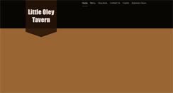 Desktop Screenshot of littleoleytavern.com