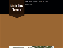 Tablet Screenshot of littleoleytavern.com